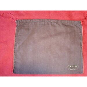 Coach Dustcover For Handbag -- Approx 19x15" -- Drawstring